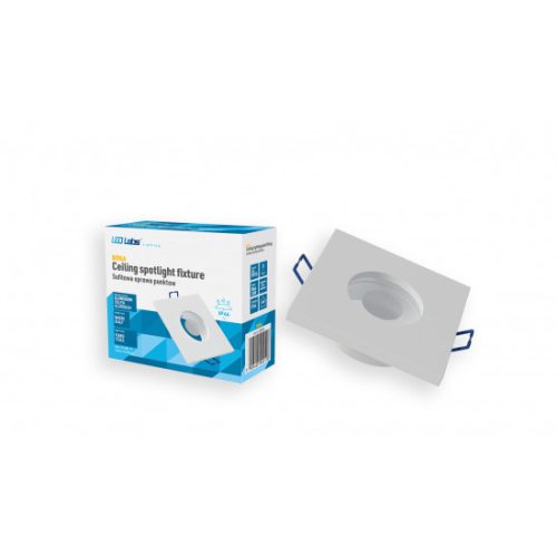 Ceiling lighting point fitting BONA cast round Fixted white