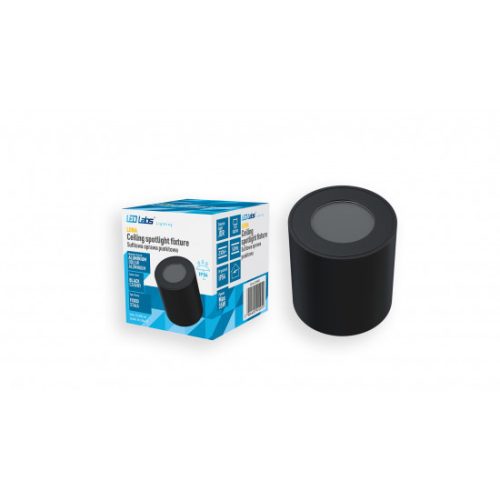 Ceiling spotlight fixture SPOT LUNA round Fixted black