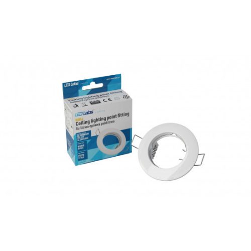 Ceiling lighting point fitting ROKA cast round Fixted white