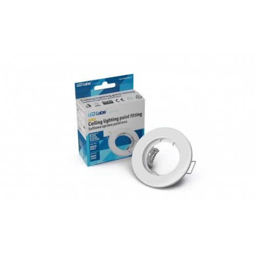 Ceiling lighting point fitting SARA round Fixted white