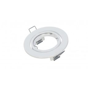 Ceiling lighting point fitting VEPA round adjustable white Ceiling lighting point fitting VEPA round adjustable white