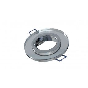 Ceiling lighting point fitting ROVO glass round white - transparent   Ceiling lighting point fitting ROVO glass round white - transparent