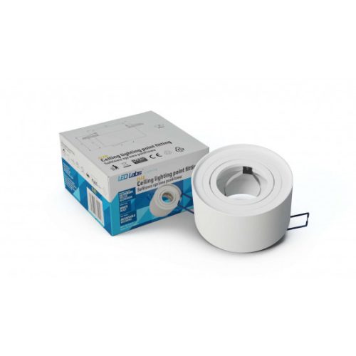 Ceiling lighting point fitting CLEO round white