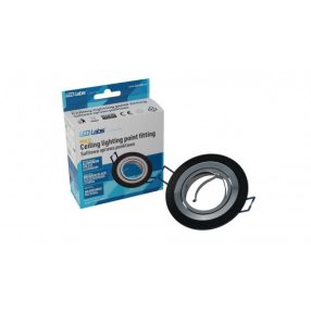 Ceiling lighting point fitting MULO round adjustable black brushed   Ceiling lighting point fitting MULO round adjustable black brushed