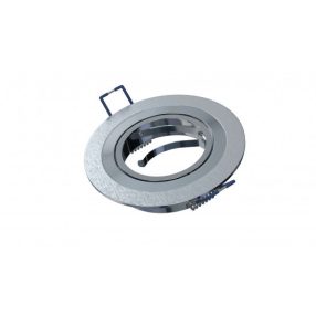 Ceiling lighting point fitting MULO round adjustable silver brushed   Ceiling lighting point fitting MULO round adjustable silver brushed