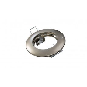Ceiling lighting point fitting ROKA cast round Fixted satin Ceiling lighting point fitting ROKA cast round Fixted satin