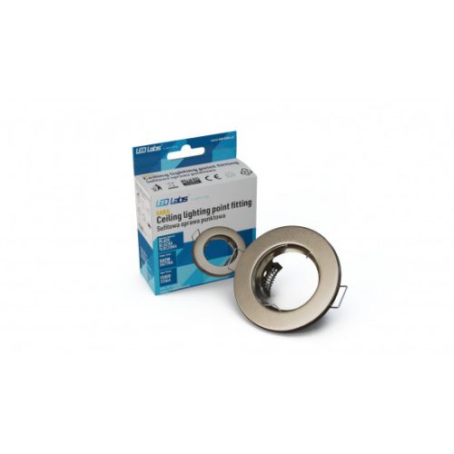 Ceiling lighting point fitting SARA round Fixted satin