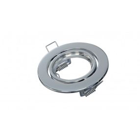 Ceiling lighting point fitting VEPA round adjustable chrome Ceiling lighting point fitting VEPA round adjustable chrome