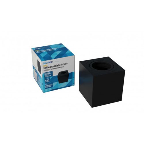 Ceiling spotlight fixture SPOT NORD square black