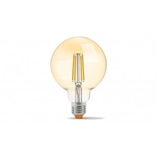 LED source E27 7W G95 Filament  DIM Amber WW