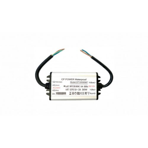 12V 30W IP67 V2 metal case power supply