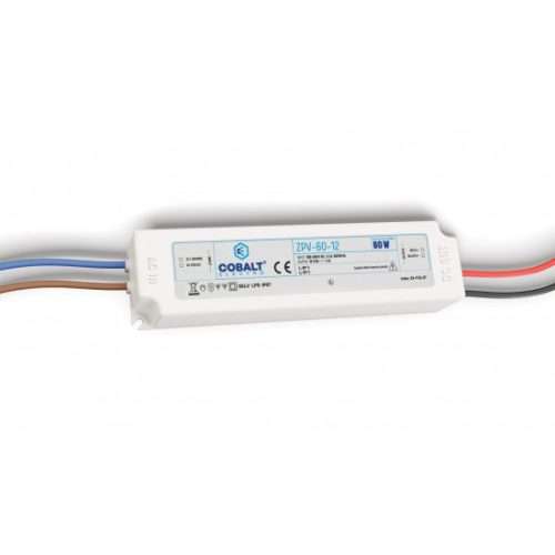 60W 12V IP67 ZPV constant voltage impulse power supply unit