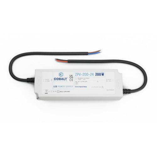 CobaltElectro 200W 24V IP67 ZPV LED power supply