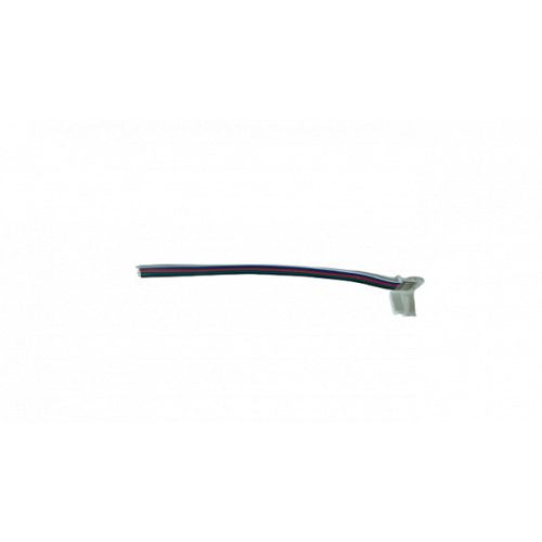 RGBW LED tape connector 10mm - 1 side latch, wired