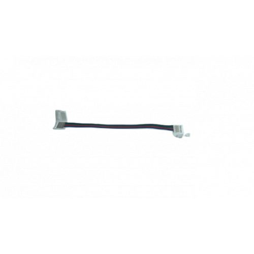 RGBW LED tape connector 10mm - 2 sides latch, wired