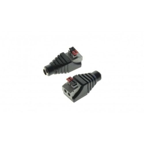DC 2.1/5.5 terminal, quick-connector, male