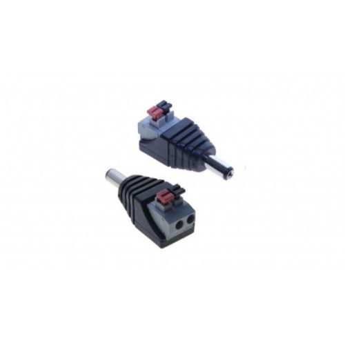 DC 2.1/5.5 terminal, quick-connector, female