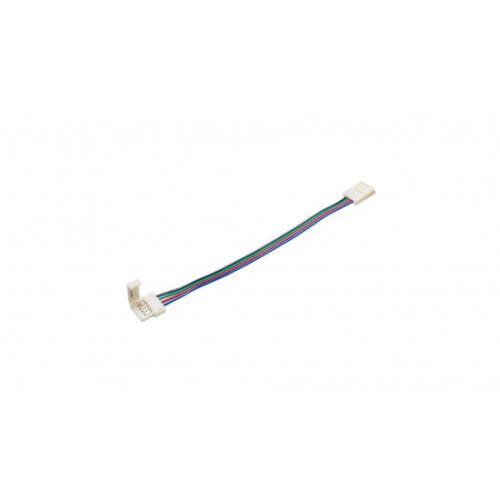 RGB LED tape connector 8mm - 2 sides latch, wired