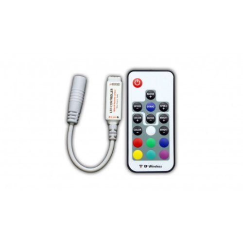 RGB controller 12V 72W 18 buttons mini RF White