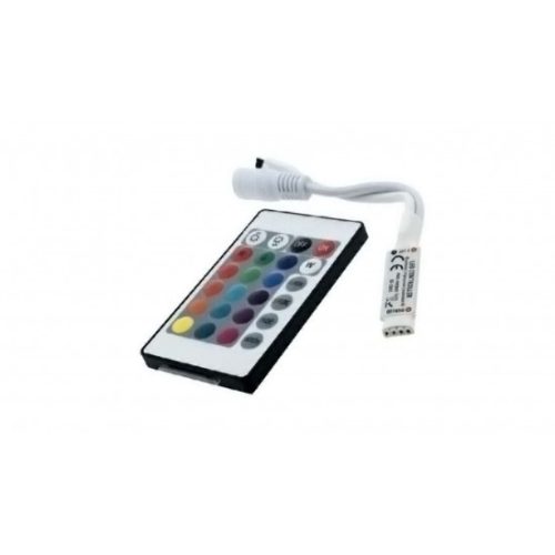 RGB controller for LED strips 3x2A 12V + remote IR MINI White