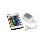 RGB controller for LED strips 3x2A 12V + IR remote control white