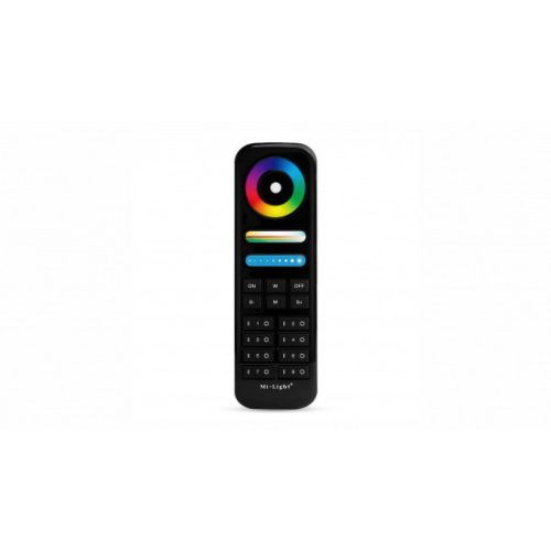 Radio LED remote control - 8 ZONE - RGB+CCT (RGBWW) BLACK