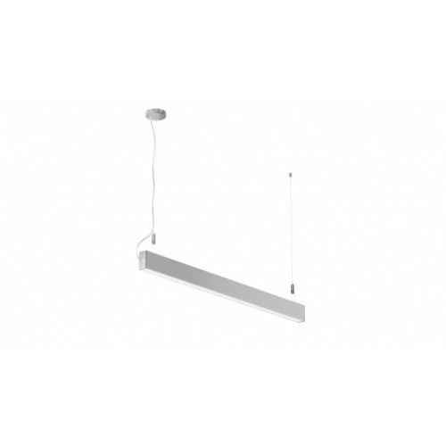 LUMINES DULIO Linear LED Luminaire - silver anodized - 4000K - 60cm