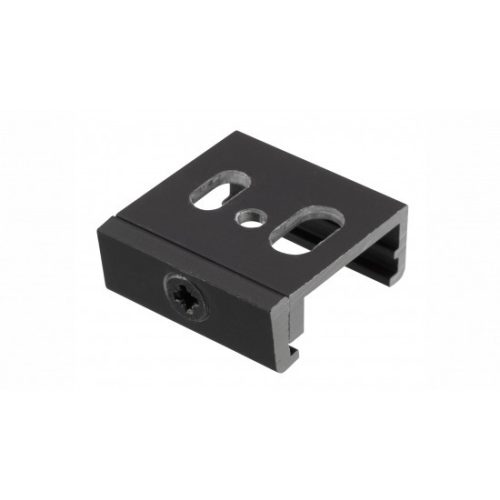 Mounting clip for SKB12-2 3-phase track, black