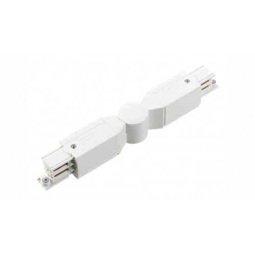 Adjustable connector for 3-phase track  XTS24-3, white