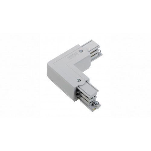 L-angle connector for 3-phase track XTS34-1 LEFT, gray