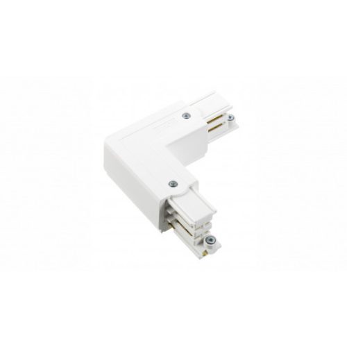 L-angle connector for 3-phase track XTS34-3 LEFT, white
