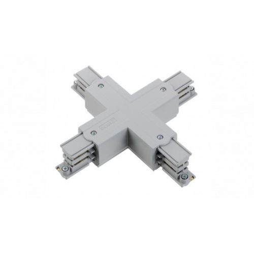 Cross connector + 3-phase track XTS38-1 gray