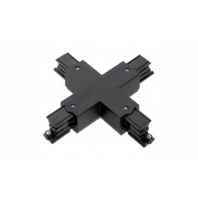 Cross connector + 3-phase track XTS38-2 black Cross connector + 3-phase track XTS38-2 black