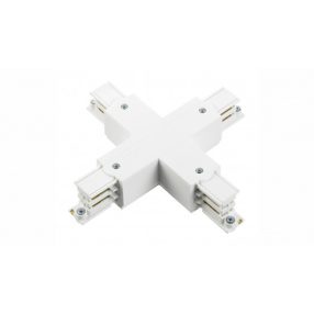 Cross connector + 3-phase track XTS38-3 white Cross connector + 3-phase track XTS38-3 white
