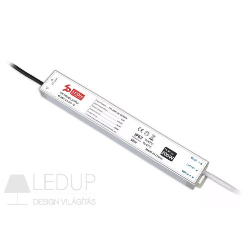 LEDis LD-200-12, LED tápegység, 200W / 12V