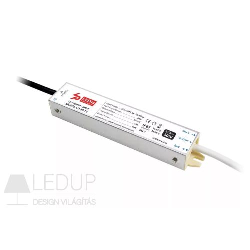 LEDis LD-30-12, LED tápegység, 30W / 12V