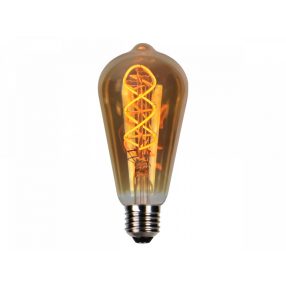 LEDline PRIME LED bulb E27 4W 1800K 210lm 220-240V FILAMENT ST64 RETRO VINTAGE GOLD DIMMABLE   LEDline PRIME LED bulb E27 4W 1800K 210lm 220-240V FILAMENT ST64 RETRO VINTAGE GOLD DIMMABLE