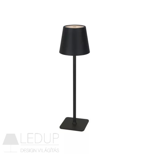 Asztali lámpa TAZA 3,5W 400lm CCT IP54 fekete 2x2000mAh