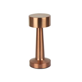   LEDline Asztali lámpa RIWIA 1,0W 120lm CCT IP20 rózsaarany 1800mAh