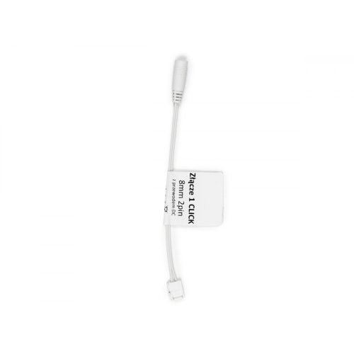 LEDline® LED strip CLICK CONNECTOR single 8 mm 2 PIN with a cable for the DC socket