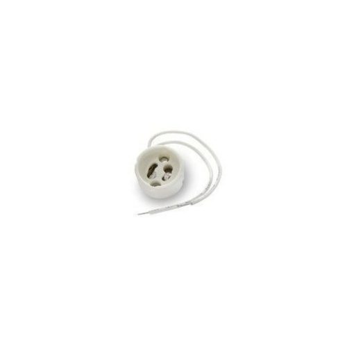 LEDline® Ceramic GU10 lamp holder with 14cm wire