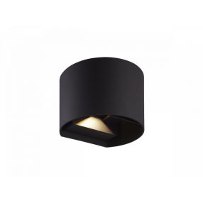 LEDline LITE Outdoor wall mounted luminaire LED 2x3W 4000K IP54 black CILINDER   LEDline LITE Outdoor wall mounted luminaire LED 2x3W 4000K IP54 black CILINDER
