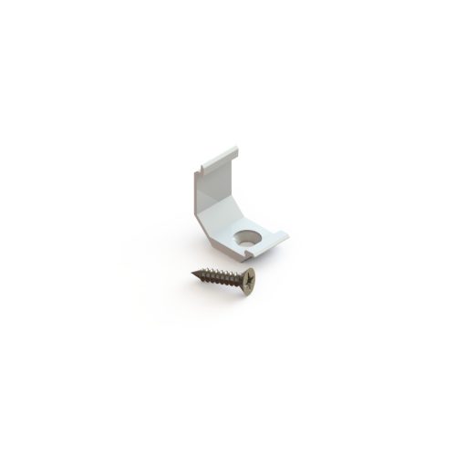 LED line rögzítő 10mm corner aluminum profile, white - kiszerelés (1 pár)