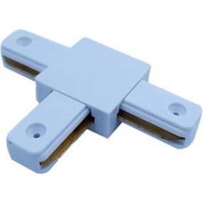 LEDline Connector for 1-phase track light rail tee (white) LEDline Connector for 1-phase track light rail tee (white)