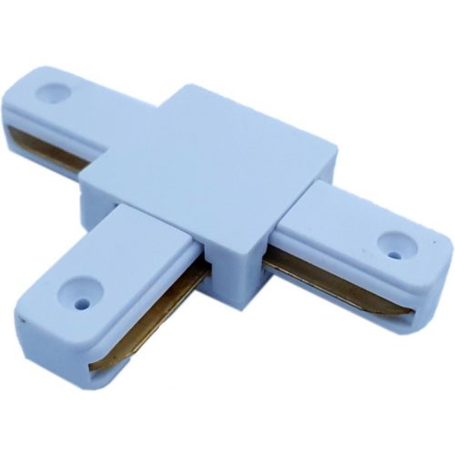 LEDline Connector for 1-phase track light rail tee (white)