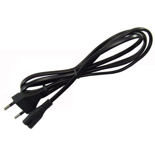 EURO 2-pin power cable black