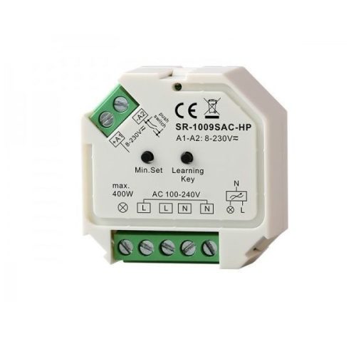 Sunricher RF/WiFi Control AC Phase-Cut Dimmer with Push Dim