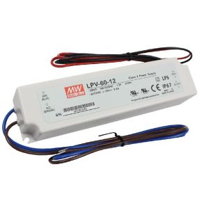 MW LPV-60-12 IP67 162,5x42,5x32 mm 12V DC MW LPV-60-12 IP67 162,5x42,5x32 mm 12V DC