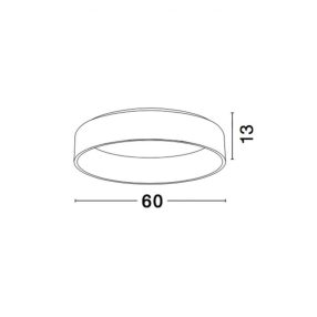 NOVA LUCE NL-6167210 RANDO mennyezeti lámpa 42W WW