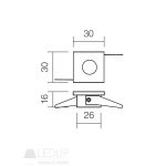 Redo SML Beépíthető spot lámpa 70322 MT118